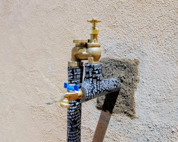 Professional irrigation system installation in a Mesa, AZ residential yard