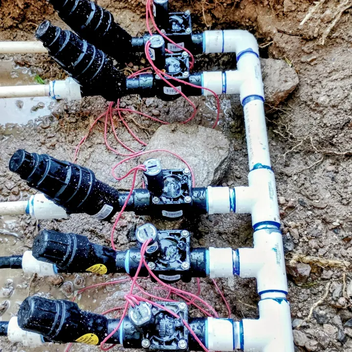 Professional lawn sprinkler system installation in Phoenix, AZ